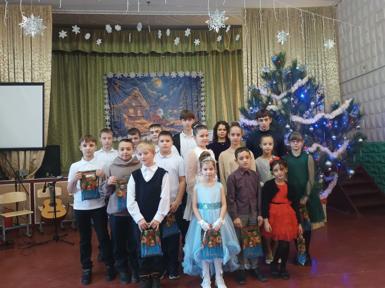 Празднование Нового года в Осипенко