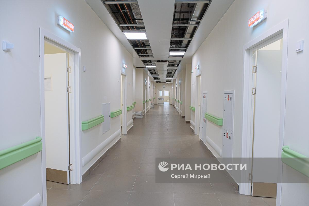 В инфекционном корпусе нового детского медицинского центра в Мелитополе основные строительные работы уже окончены