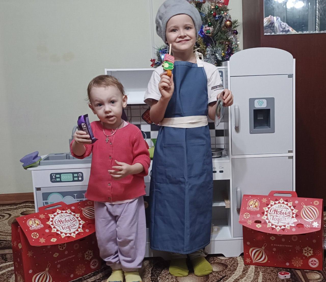 В рамках всероссийской акции «Елка желаний» исполнены мечты детей из Дагестана и Запорожской области