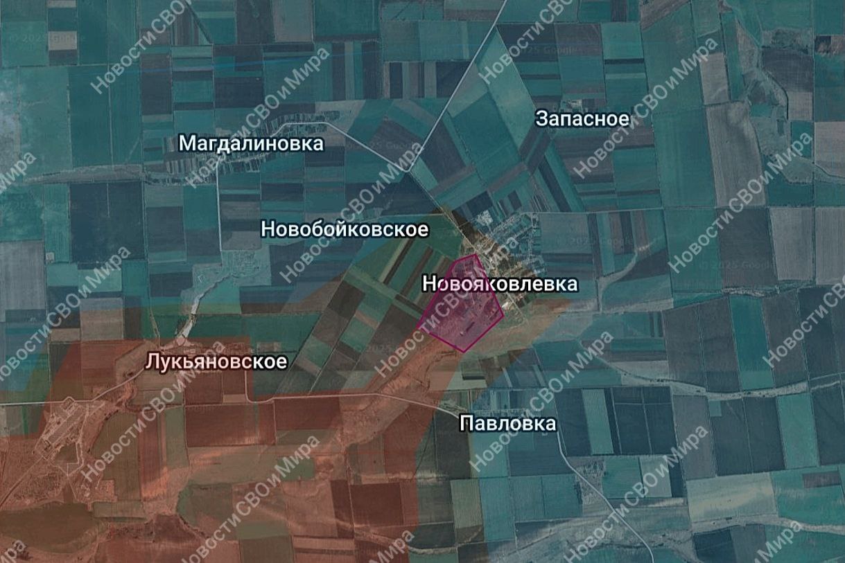 Запорожское направление. Наши бойцы зашли в нп. Новояковлевка и заняли западную часть, сообщает канал «Новости СВО и Мира»