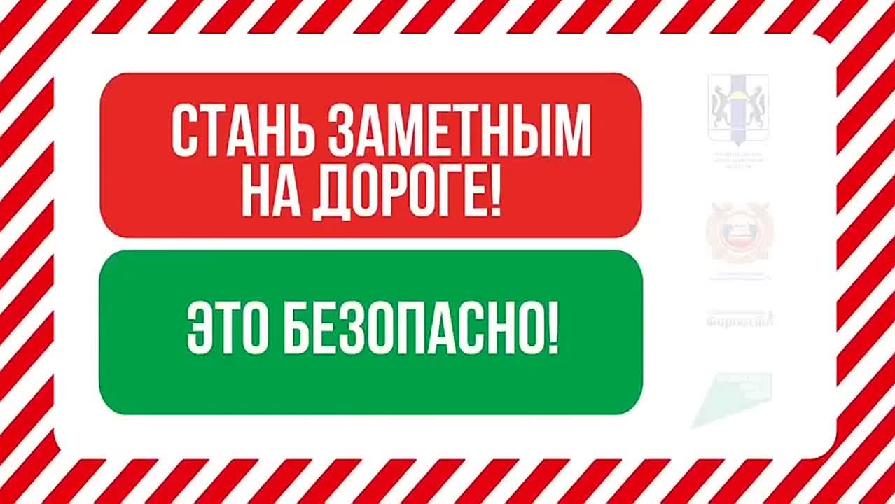 Стань заметней на дороге!. ЗАСВЕТИСЬ!