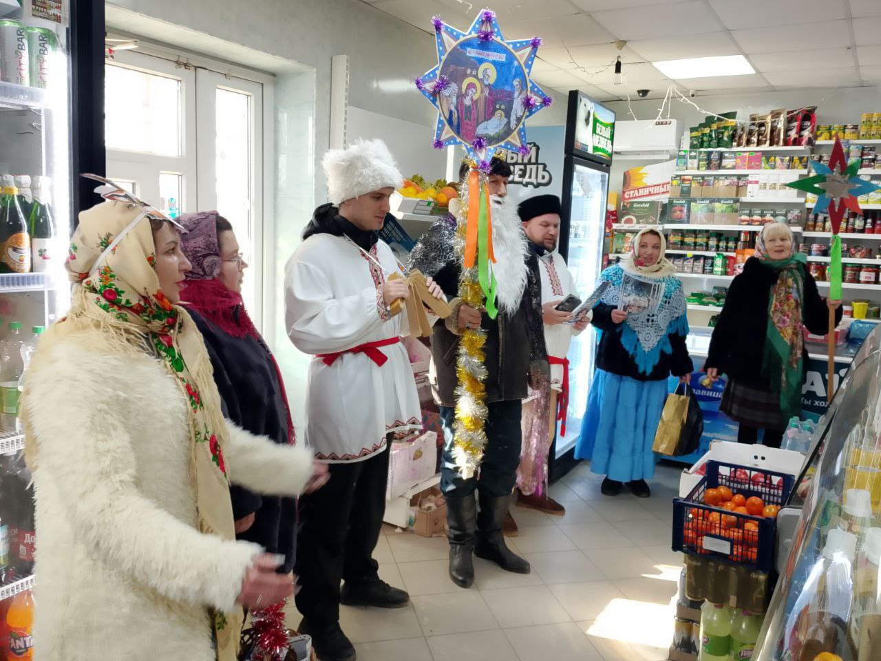 Святочная программа в посёлке Андреевка