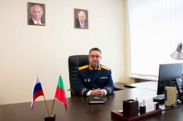 Поздравление руководителя следственного управления Следственного комитета Российской Федерации по Запорожской области с 15-летием со дня образования ведомства