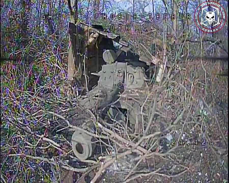 Отряд БПЛА "Фобия" батальона "Кубань" 392 мсп уничтожил вражеское САУ 2С1 "Гвоздика" в районе п.Павловка Запорожской области