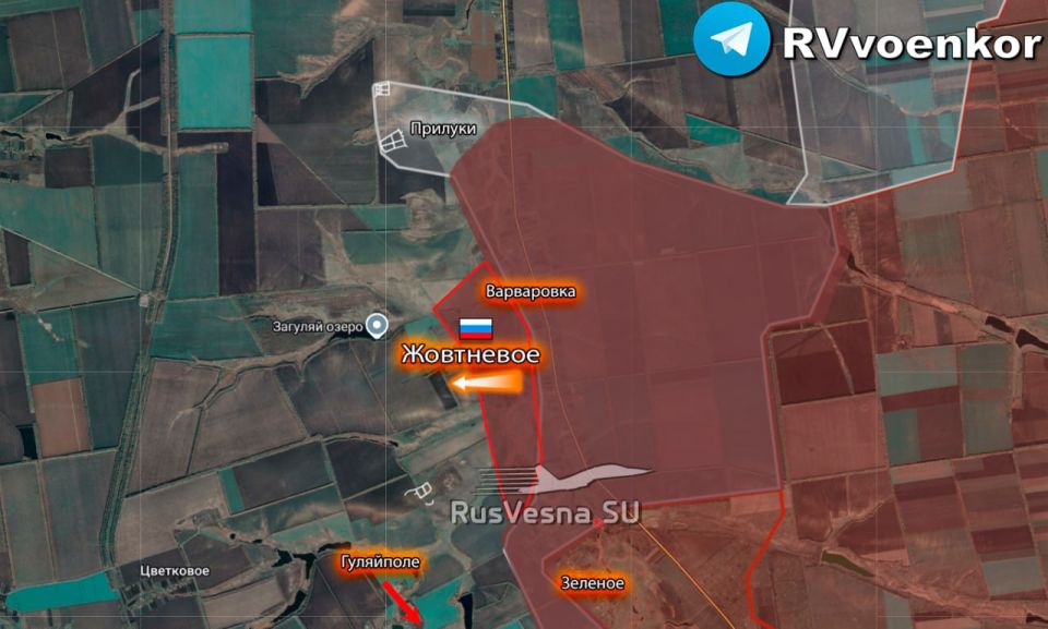 Армия России освободила Жовтневое Запорожской области