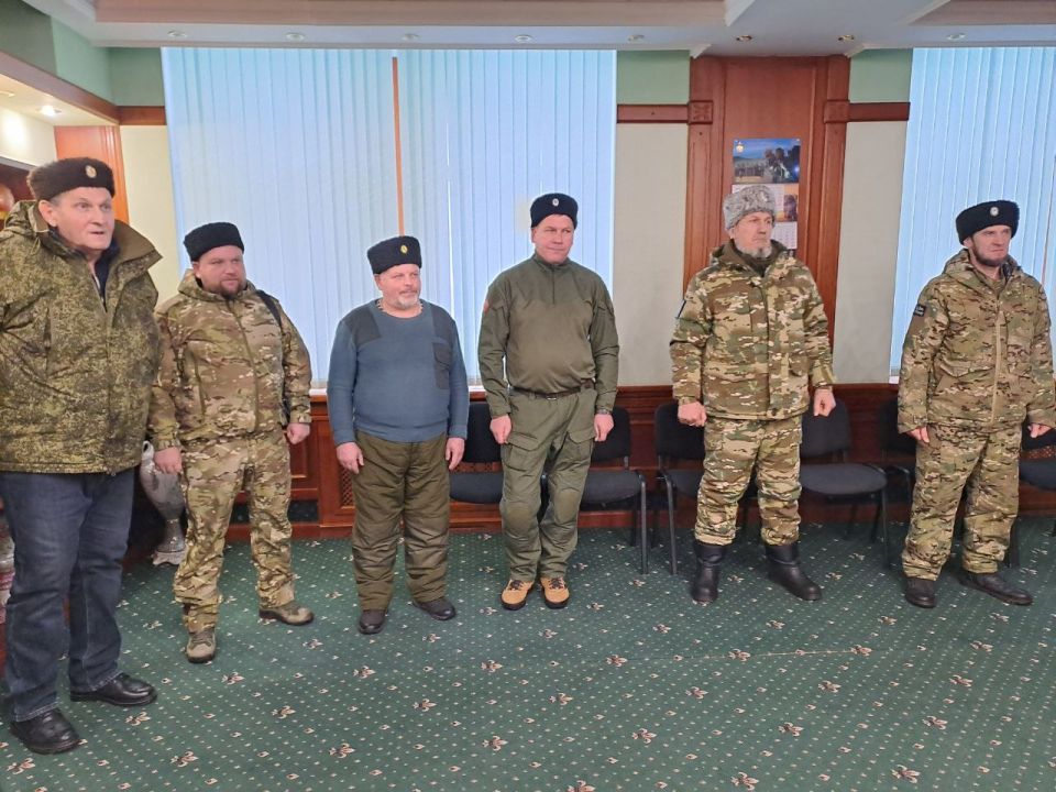 В Бердянске казаков отметили за доблестную службу Отечеству