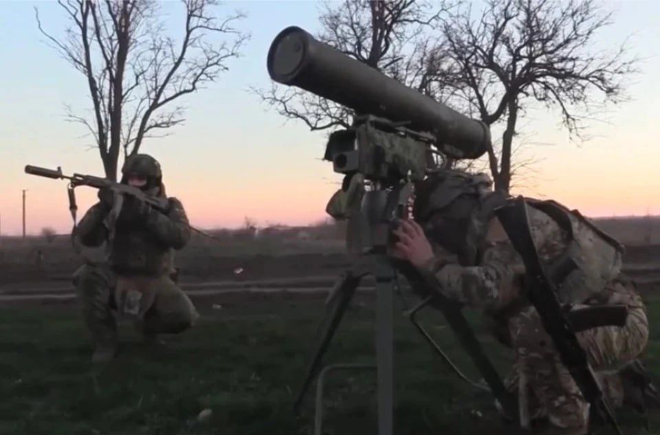 Расчет ПТРК «Днепр» уничтожил две бронемашины ВСУ на Запорожском направлении