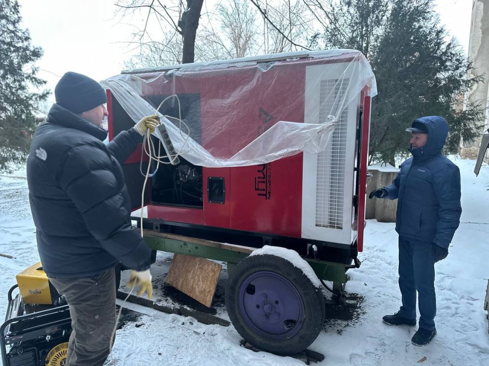 По ситуации с электроснабжением на подшефных территориях собрали оперативный штаб в Токмаке и Пологах