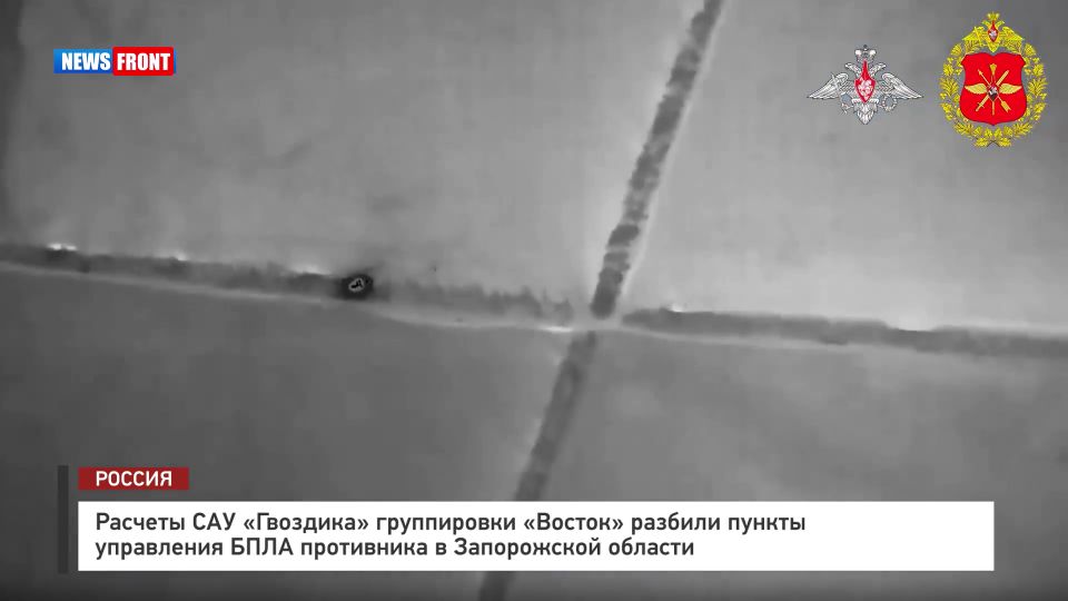 Расчеты САУ «Гвоздика» группировки «Восток» разбили пункты управления БПЛА противника в Запорожской области