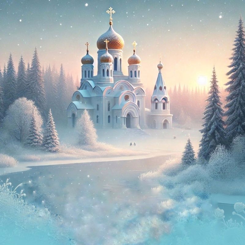 В Крещение Господне. Водицею святой