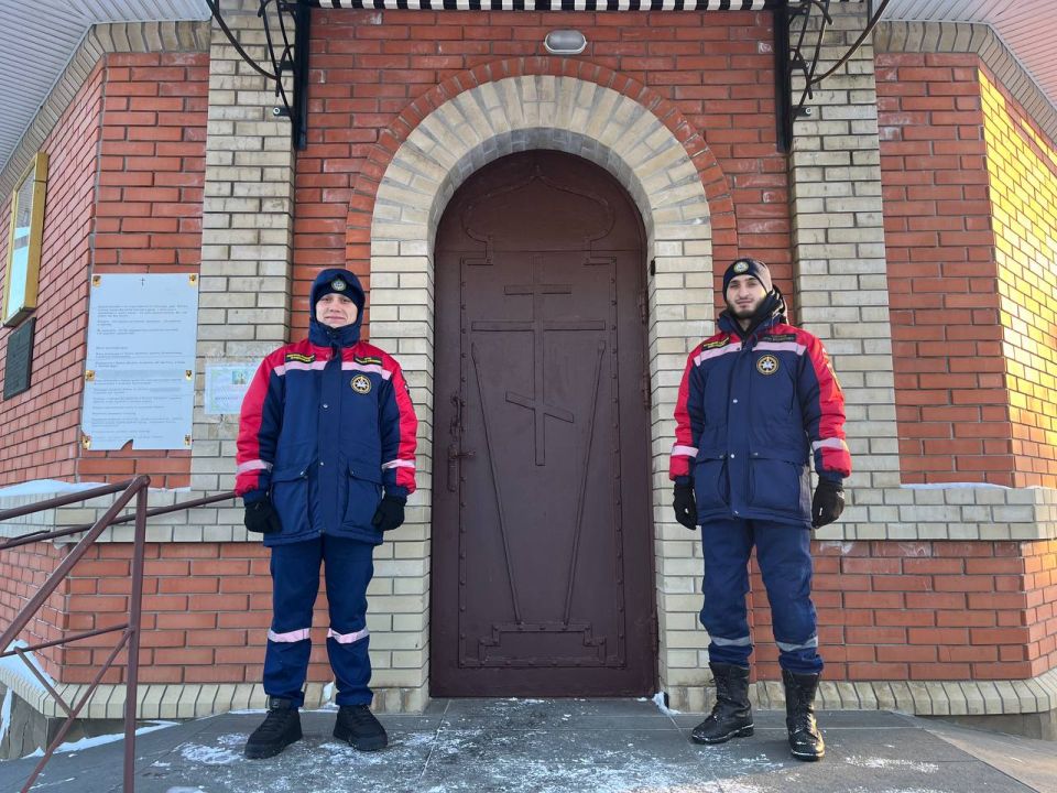 Добровольцы Запорожского РО ВСКС обеспечили безопасность прихожан в праздник Крещения Господня