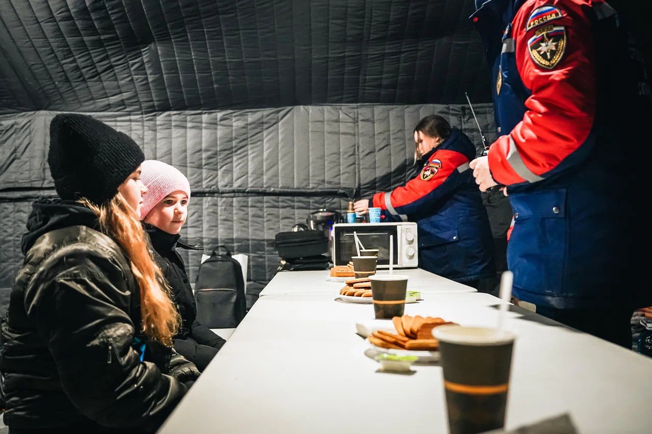 Добровольцы Запорожской области оказывают помощь в пунктах обогрева