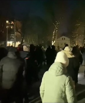 В Хмельницком украинцы вышли на митинг, потому что нет света
