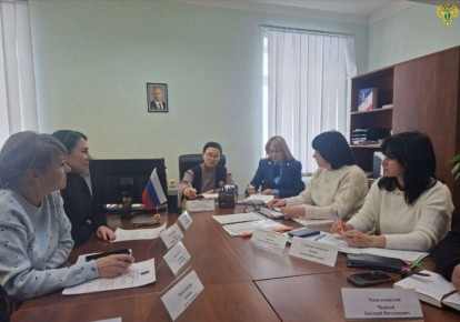 Помощник прокурора города Энергодара принял участие в заседании комиссии по делам несовершеннолетних и защите их прав при администрации городского округа