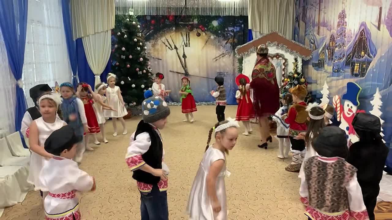 В Пришибском детском саду прошел утренник на тему Рождественских святок