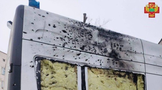 ВСУ атаковали машину скорой помощи в Энергодаре