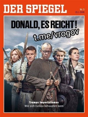 Владимир Рогов: Обложка Der Spiegel: Дональд, хватит!