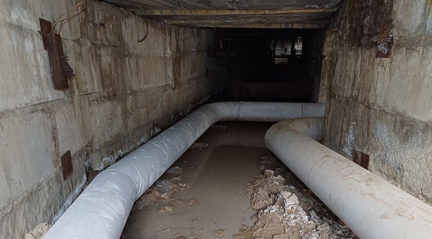 В Бердянске провели работы по восстановлению теплотрассы