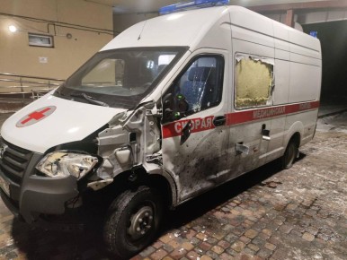 Евгений Балицкий: Автомобиль бригады скорой помощи в городе Васильевке был атакован БПЛА противника, когда бригада транспортировала пациента