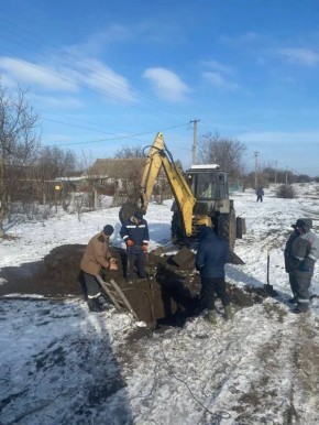 26.01.2026 Сотрудники СВКХ «Терпенье» устранили порыв в селе Терпенье, по ул. Мира, 5