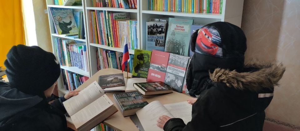 27 января в Георгиевской библиотеке прошёл исторический час "Блокадный Ленинград"