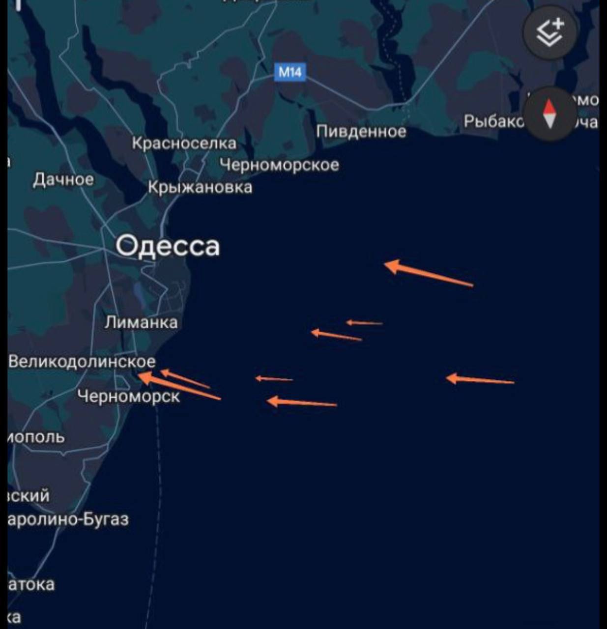 Прошедшей ночью в центре ударов БПЛА типа "Герань" были цели в Одессе и области, а также в Днепропетровске, Кривом Роге и окрестностях Харькова