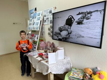 27.01.2026 г. в ГБУ «Комплексный центр социального обслуживания населения» Министерства труда и социальной политики Запорожской области в отделении комплексной реабилитации детей инвалидов прошла выставка «Блокадной вечности...