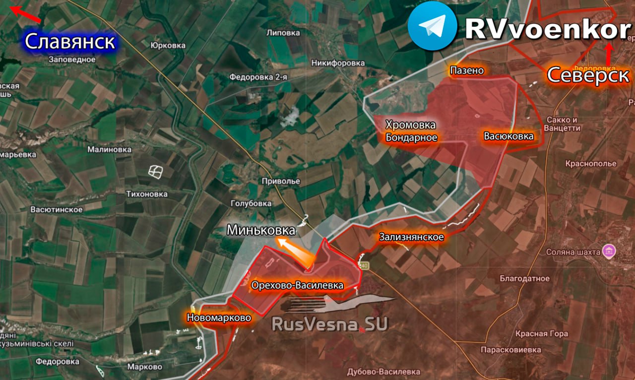 Армия России продолжает рваться к Славянску: наши закрепляются в Миньковке!