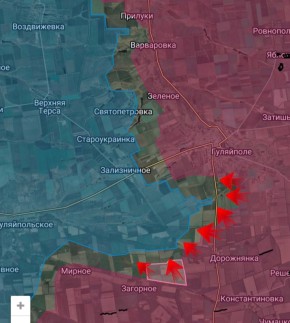 Запорожское направление. Участок Гуляйполя