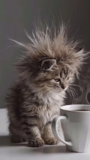 Добро утро, друзья!. По утрам мы все немножко этот котик: невыспавшиеся и с гнездом на голове)) Но чашка кофе творит чудеса! И вот мы уже красивые работаем свою работу! Пусть четверг будет удачным! И пусть сегодня всё...