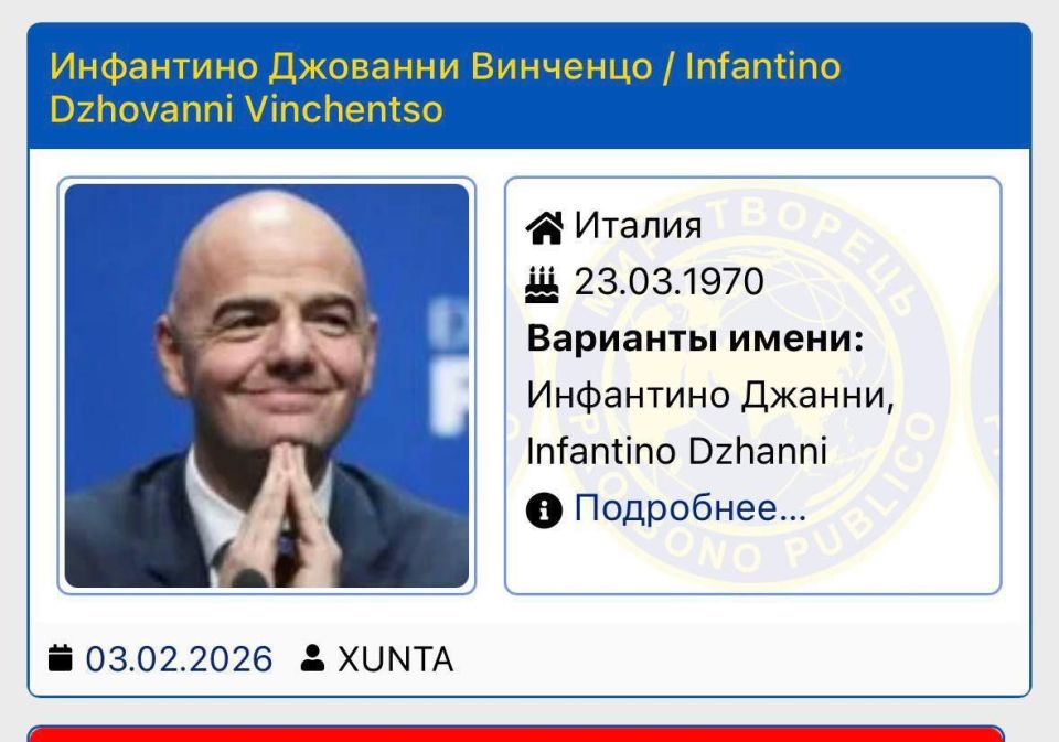 ���������� ���� ������ �� ���������� ���� "����������"