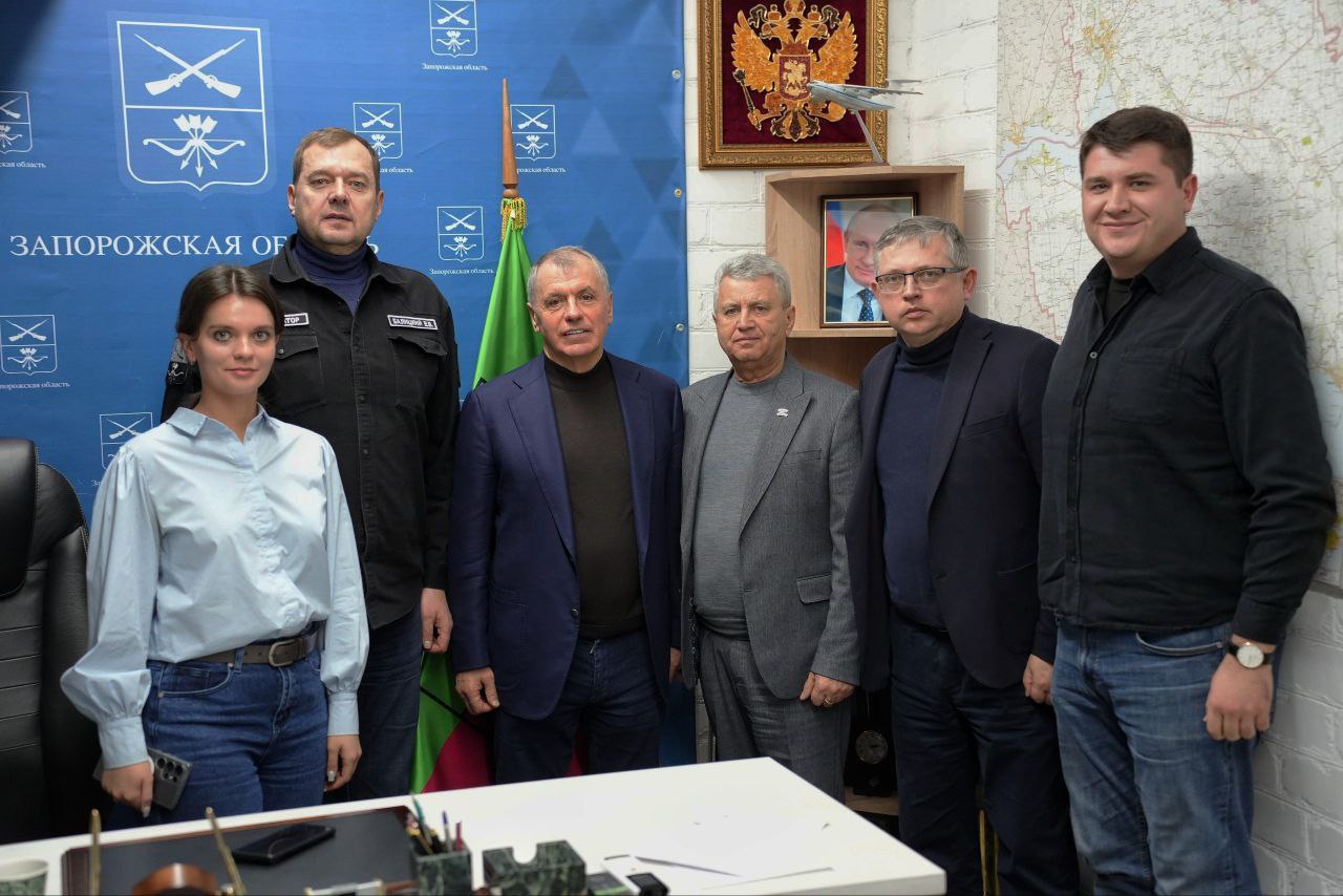 Виктор Емельяненко: Запорожскую область с рабочим визитом посетил Председатель Государственного Совета Республики Крым Владимир Константинов