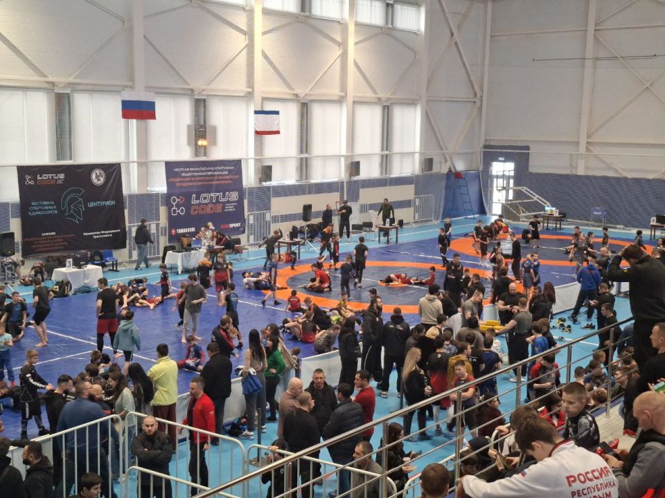 Запорожская область приняла участие в Чемпионате по грепплингу в Симферополе