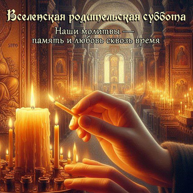 14 февраля - Вселенская Родительская суббота