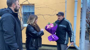 Жительнице Черниговки к 95-летию передали персональное поздравление от Президента России