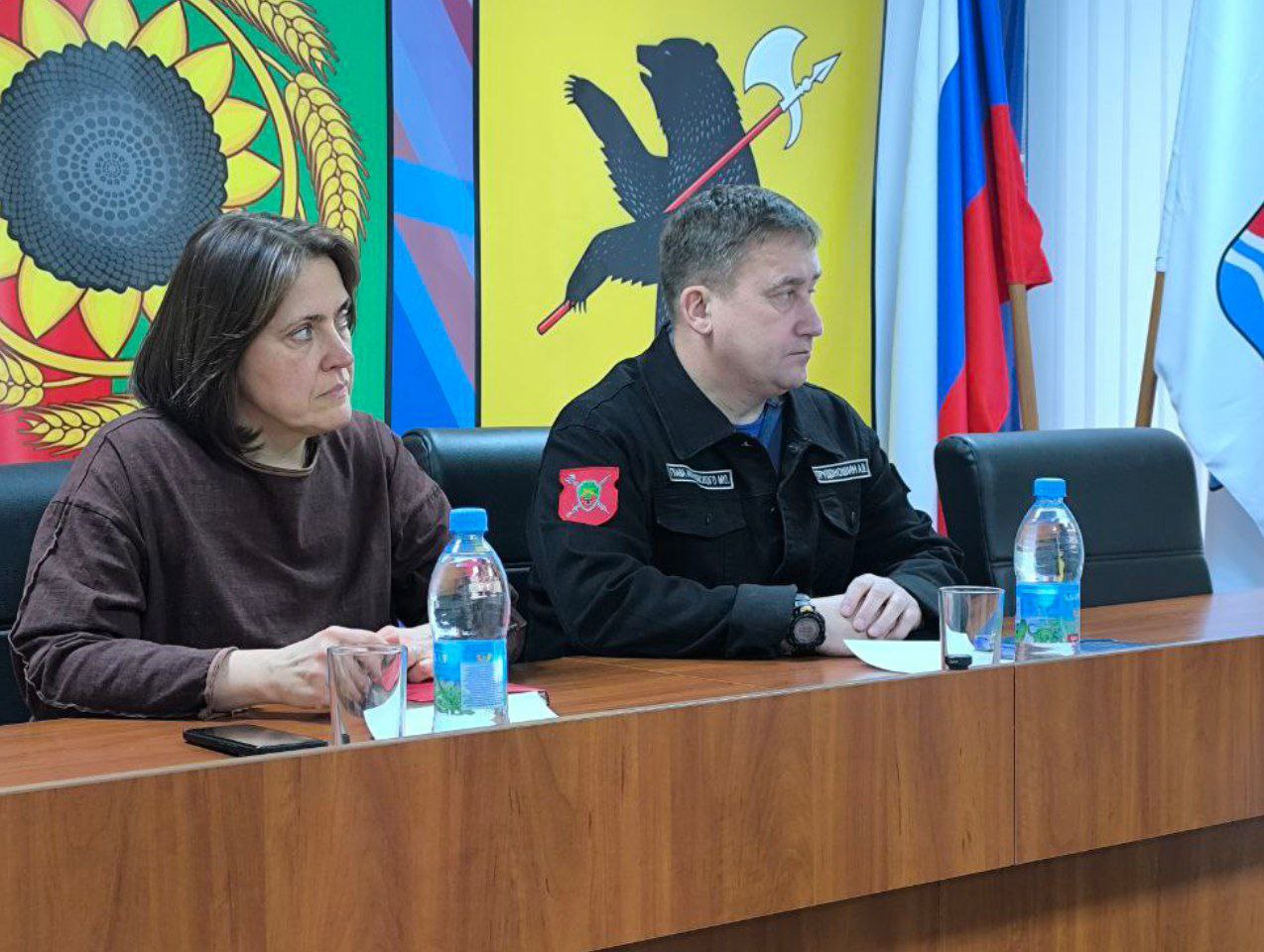 Глава Акимовского муниципального округа Александр Трудоношин провёл расширенное совещание с аппаратом, Советом депутатов, шеф-регионом, начальниками теротделов, руководителями служб и ведомств