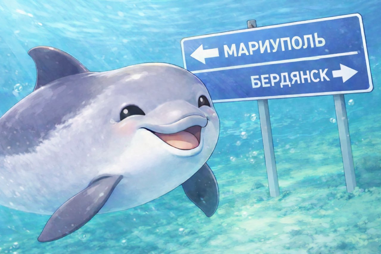 Дельфин, свинья и хамсятник