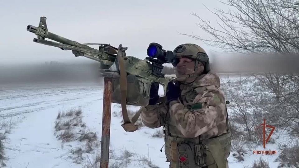 На южном направлении росгвардейцами ликвидированы 20 беспилотников и пункт временного размещения ВСУ