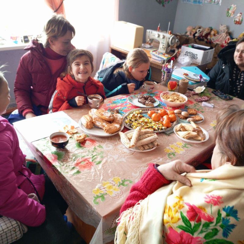 Прощание с Масленицей в Старопетровском ДК