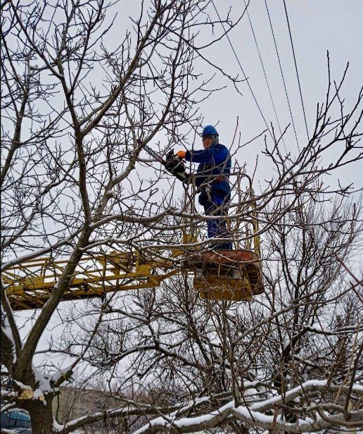 В Токмакском и Приазовском муниципальных округах энергетики провели плановые работы
