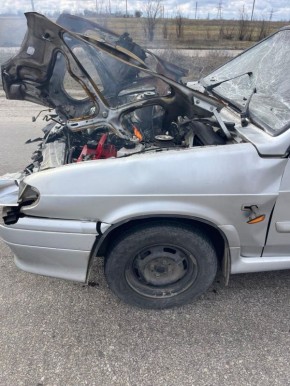 Неприятель атаковал гражданский автомобиль