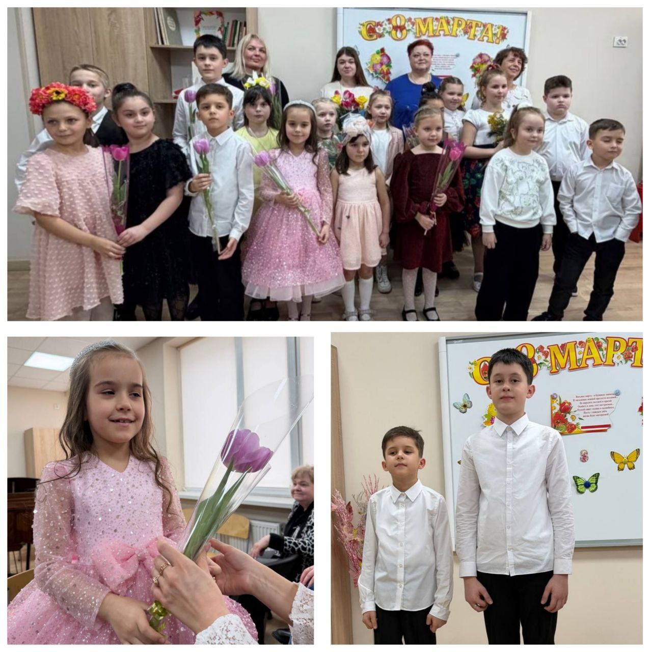 Весеннее тепло и праздничное настроение наполнили 6 марта стены нашей школы