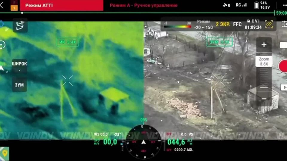 Российские военные показали разгром прорвавшейся штурмовой колонны ВСУ в населённом пункте Новогригоровка на границе Запорожской и Днепропетровской областей