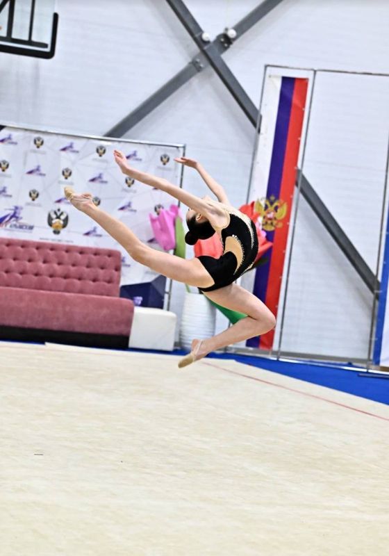 Гимнастка из Долинского взяла первое место