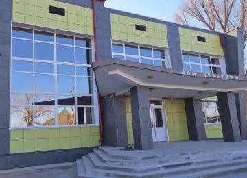 В Доме культуры села Терпенье делают внутреннюю отделку здания