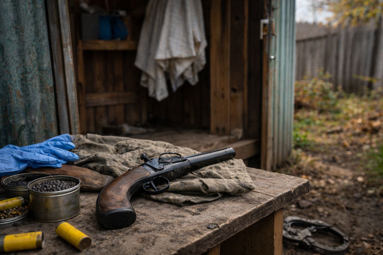У жителя Новоданиловки изъяли самодельный пистолет