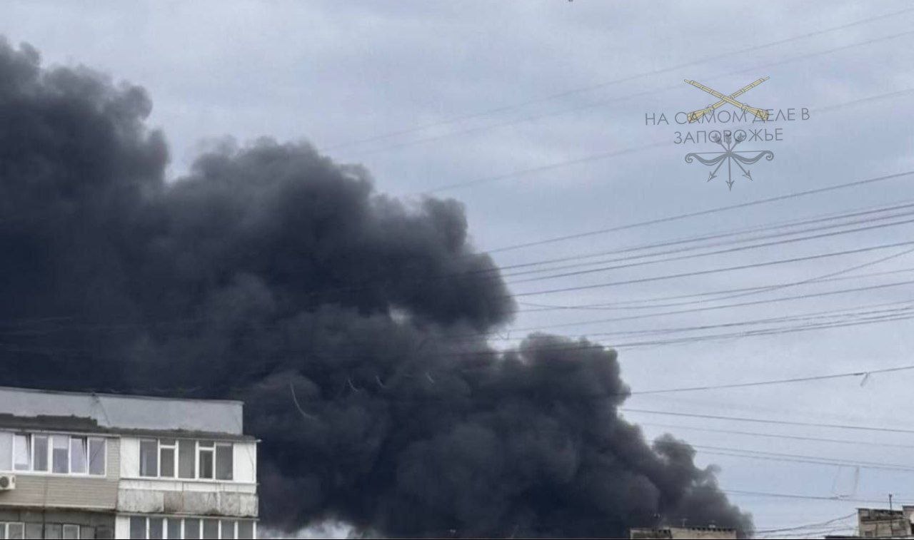 Несколько минут назад в Запорожье прилетела "Герань"