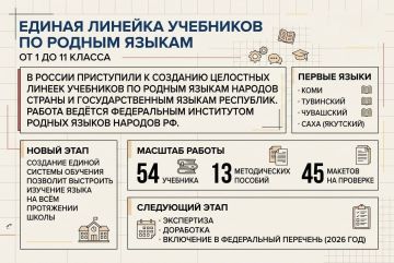 Единая линейка учебников по родным языкам