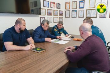 Сергей Золотарёв: Провёл рабочую встречу с представителями Главного управления МЧС России по Запорожской области и Центра территориального планирования