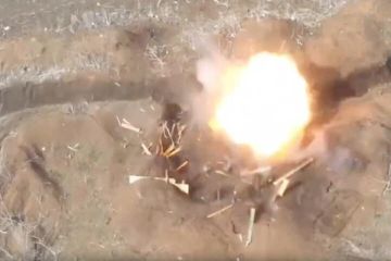 Укрепрайон ВСУ в Запорожской области уничтожили ударными дронами